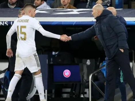 Zidane le presta ropa a Valverde: "Es una falta grosera pero había que hacerla"