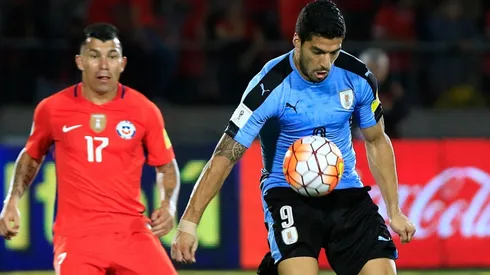 Luis Suárez por lesión y Gary Medel por suspensión no estarán en el duelo Uruguay-Chile