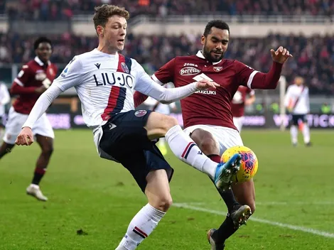 Sin Gary Medel, Bologna cae ante el Torino en la Serie A