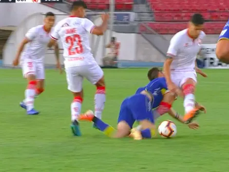 Jugador de Barnechea queda KO después de fuerte golpe en su cabeza