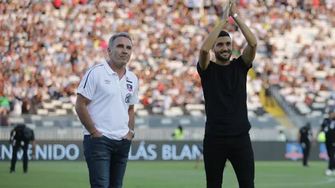 Blandi ante los hinchas de Colo Colo.