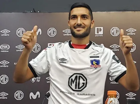 Blandi se pone la camiseta de Colo Colo: "Yo vivo para el gol"
