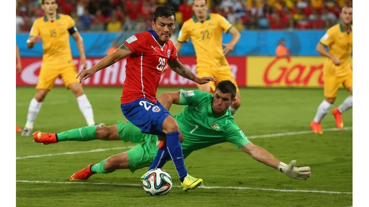 Ryan contra Chile en Brasil 2014.
