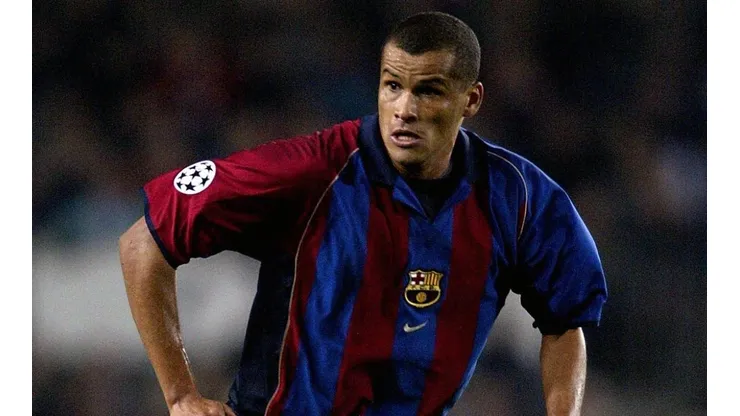 Rivaldo en el Barcelona.
