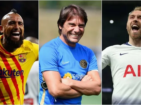 Conte tira la pelota al corner cuando le preguntan quién es mejor, Vidal o Eriksen