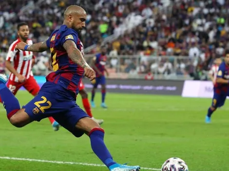 En vivo | Vidal titular en partidazo de Barcelona ante el Aleti