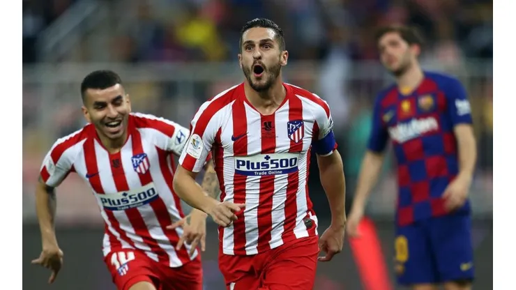 Atlético de Madrid sorprende de manera inexplicable al Barcelona de Arturo Vidal en Arabia Saudita.