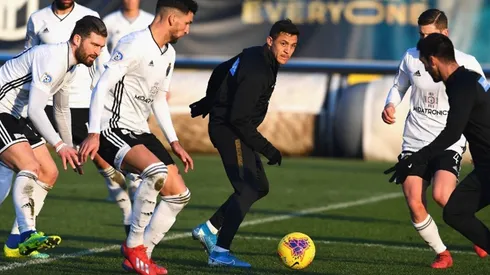 Alexis Sánchez espera su regreso oficial a las canchas para este sábado en Inter-Atalanta