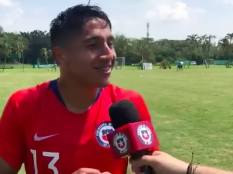 La cómica reacción de Moya por su gol a Bolivia: "Me metí a lo que saliera"