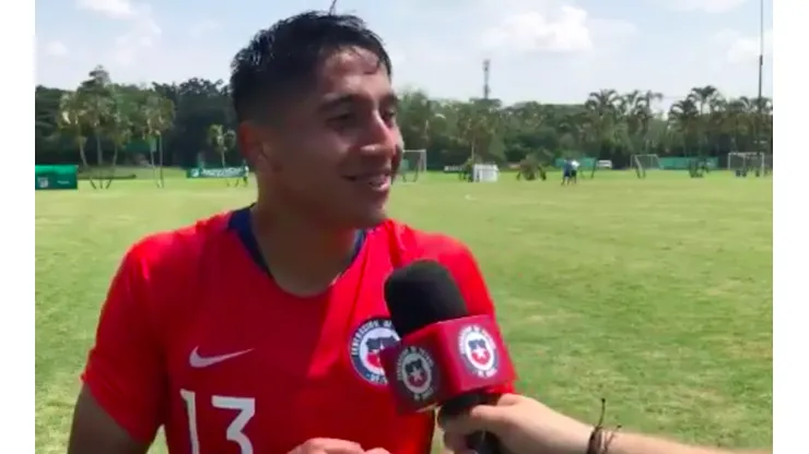 La divertida reacción de Camilo Moya por su gol a Bolivia: "Vi que estaba el espacio y me metí nomás, a lo que saliera"