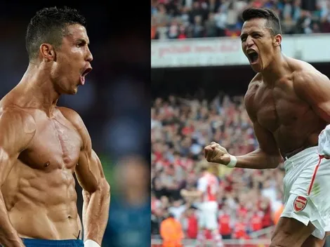 The Sun destaca la evolución de los trabajados cuerpos de CR7 y Alexis