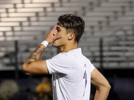 Nicolás Solabarrieta irradia alegría en Palestino