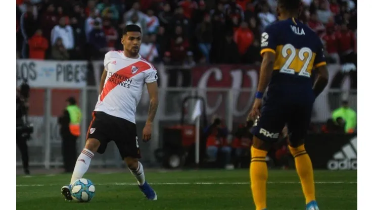 Paulo Díaz mete miedo a la defensa de River Plate: "Quiero que me sientan ahí, que los estoy raspando de atrás"