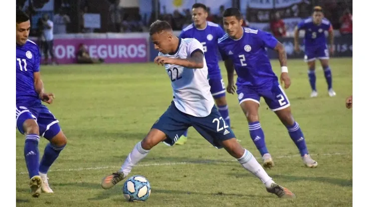 Argentina y Paraguay ofrecieron un disputado partido en cancha de Platense