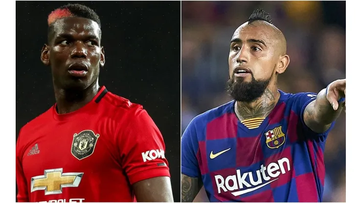 Pogba no ha tenido una temporada regular en Manchester United y Vidal puede ser su sustituto