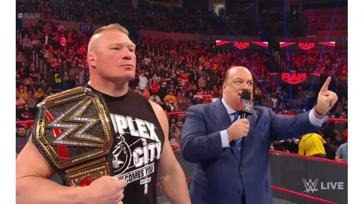Brock Lesnar ingresará primero en el Royal Rumble Match