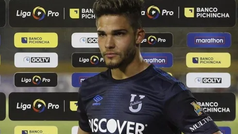 Luis Amarilla en la UC de Quito.