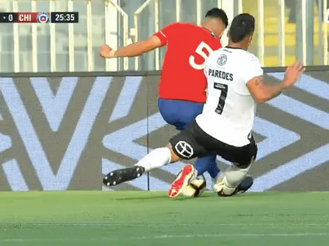 Paredes se calienta y le tira chuleta de roja a Nico Díaz