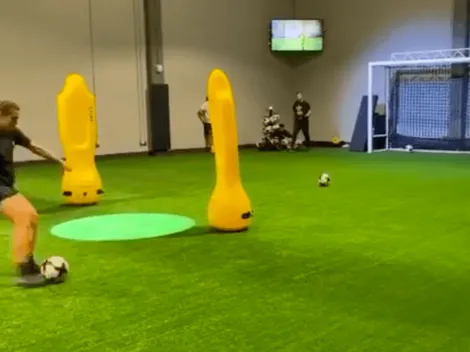 Notable: Alex Morgan se luce entrenando con cinco meses de embarazo