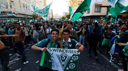 Los hinchas festejan