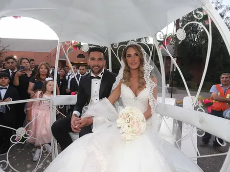 Video: Así fue el matrimonio entre Mauricio Isla y Gala Caldirola en Vitacura