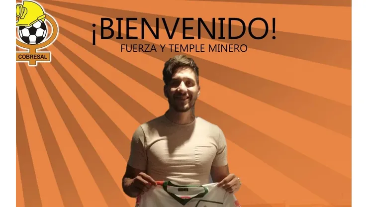 El delantero argentino llega por una temporada al cuadro minero.