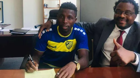 Augustin Ezeali a prueba en Barnechea.