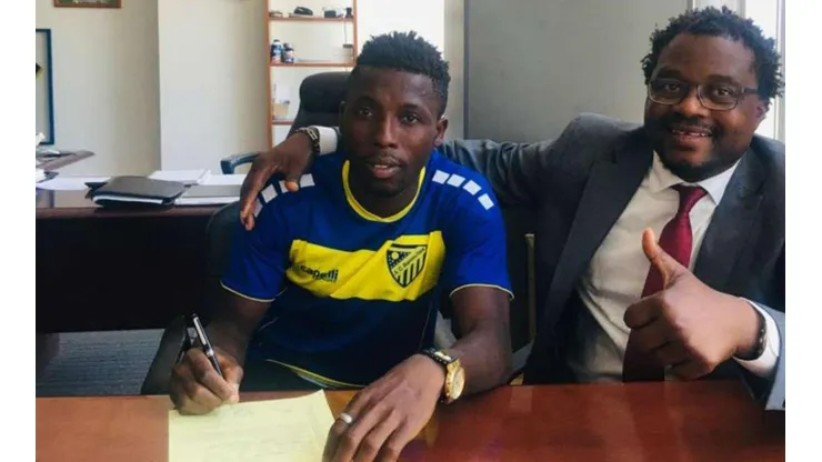 Augustin Ezeali a prueba en Barnechea.