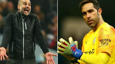 Guardiola defendió a Claudio Bravo.