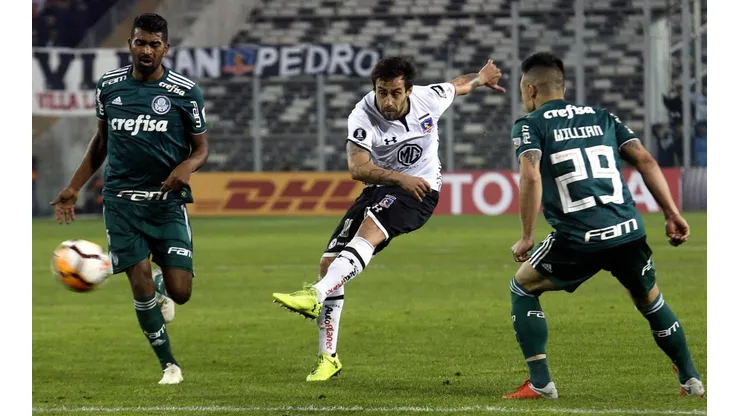 Jorge Valdivia enfrentó a Palmeiras en la Copa Libertadores 2018