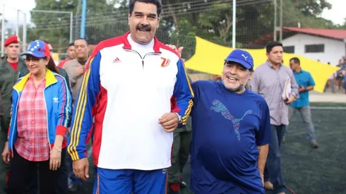 Maradona y su amigo Maduro.