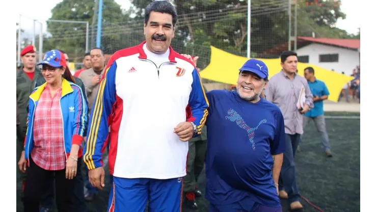 Maradona y su amigo Maduro.
