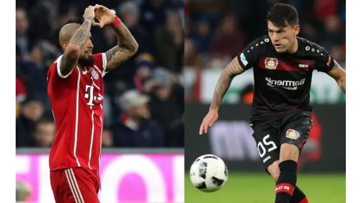 Vidal y Aránguiz destacando en Alemania.