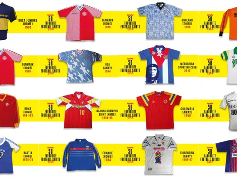 Revista inglesa selecciona las 50 mejores camisetas de la historia