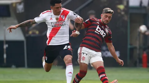 Enzo Pérez y Giorgian de Arrascaeta en la final de la Libertadores.