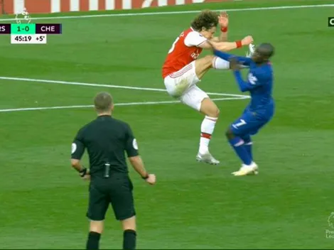 La patada del fin de semana: David Luiz casi le afeita la cabeza a N'Golo Kante