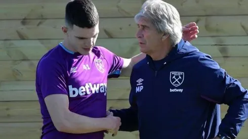 La emotiva despedida de Declan Rice a Manuel Pellegrini: "Siempre agradecido por la confianza que mostraste en mí"