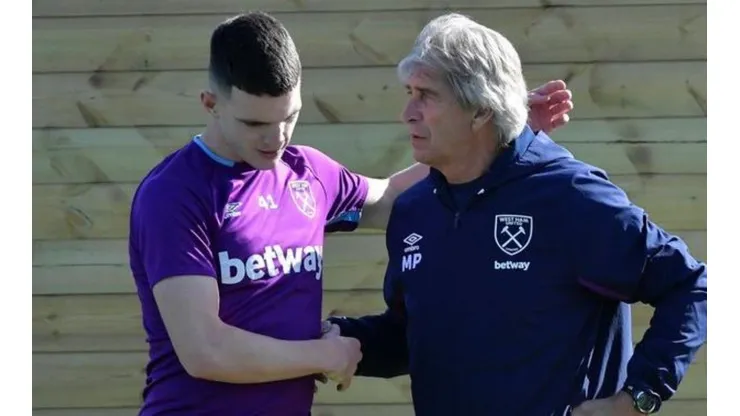 La emotiva despedida de Declan Rice a Manuel Pellegrini: "Siempre agradecido por la confianza que mostraste en mí"