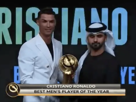 CR7 es elegido como el mejor del año en los Globe Soccer Awards