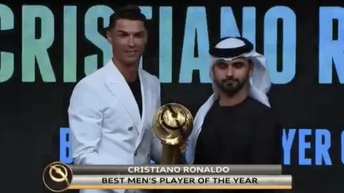 CR7 es elegido como el mejor del año en los Globe Soccer Awards