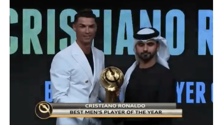 CR7 es elegido como el mejor del año en los Globe Soccer Awards