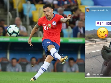 Las sencillas vacaciones de Charles: comiendo chilenitos y echado en la playa