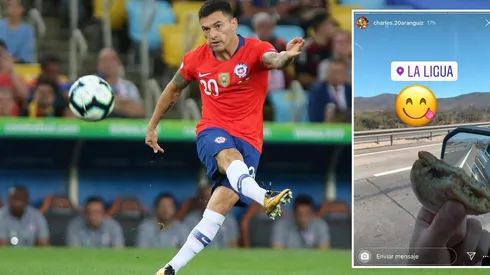 Las sencillas vacaciones de Charles Aránguiz: comiendo chilenitos y descansando en la playa