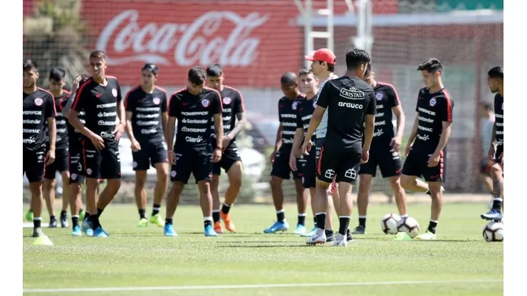 Uno de los últimos entrenamientos del año de la sub 23.