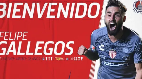 Gallegos cambia de equipo en México