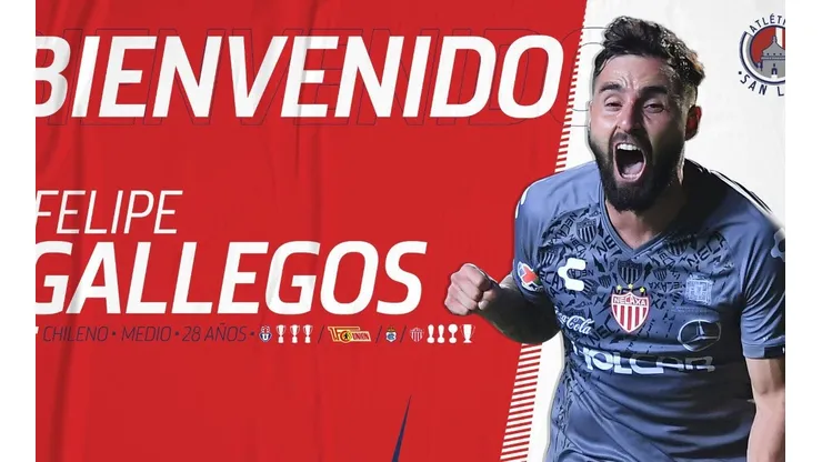 Gallegos cambia de equipo en México