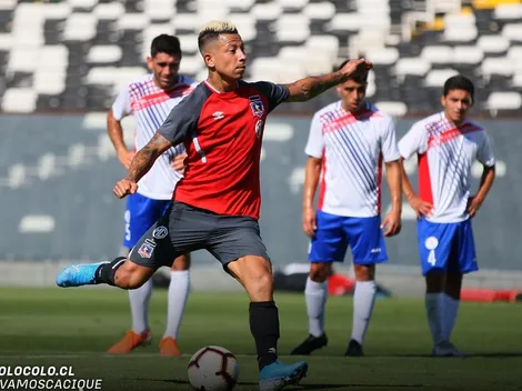 Leo Valencia anota su primer gol con la camiseta de Colo Colo