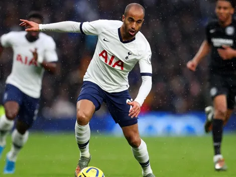Desubicado: Lucas Moura lanza fuegos de artificio a las 2 AM
