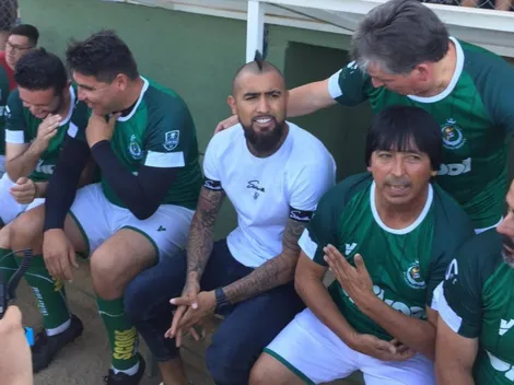 Video | Vidal la rompe con un golazo en la despedida de Rodolfo Madrid