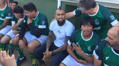 Vidal en la despedida de Rodolfo Madrid